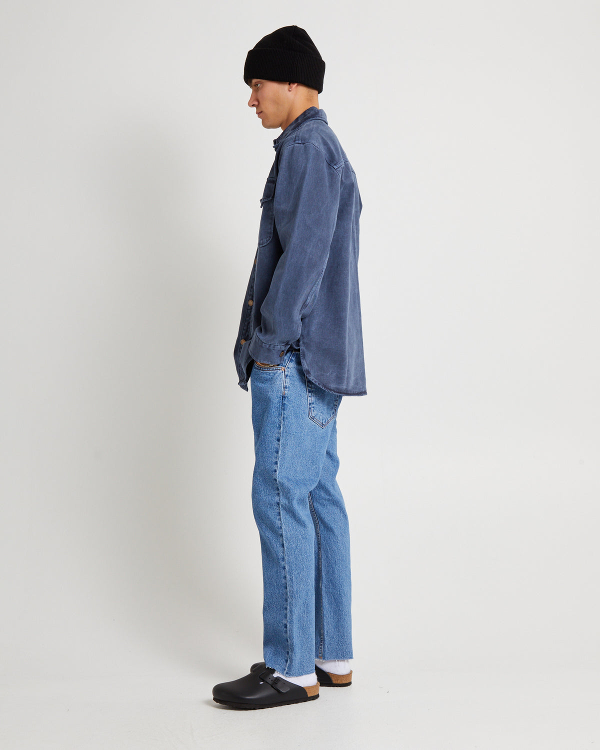 Trade Drill Shacket STEEL BLUE