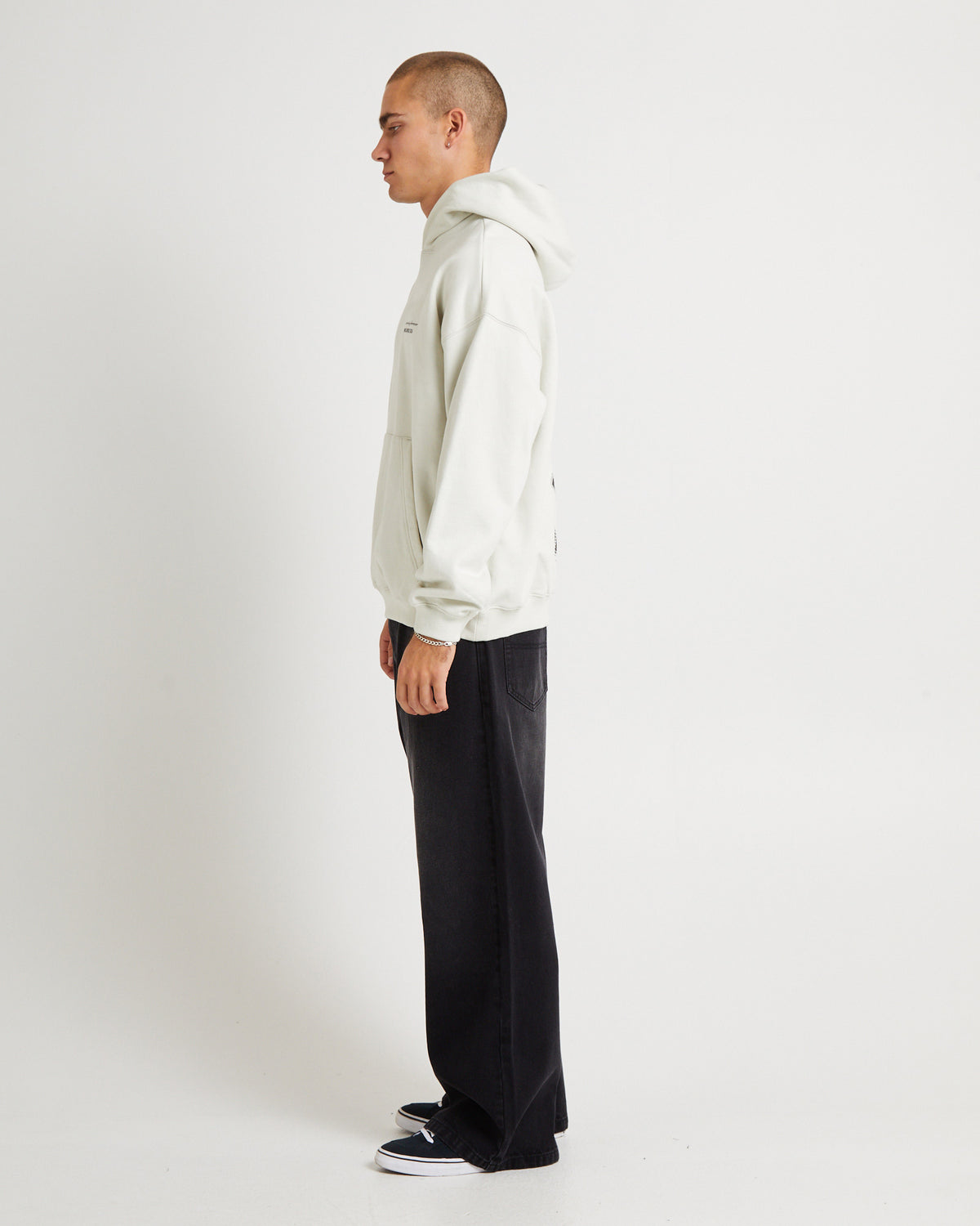 Worldwide Fleece Hoodie BONE