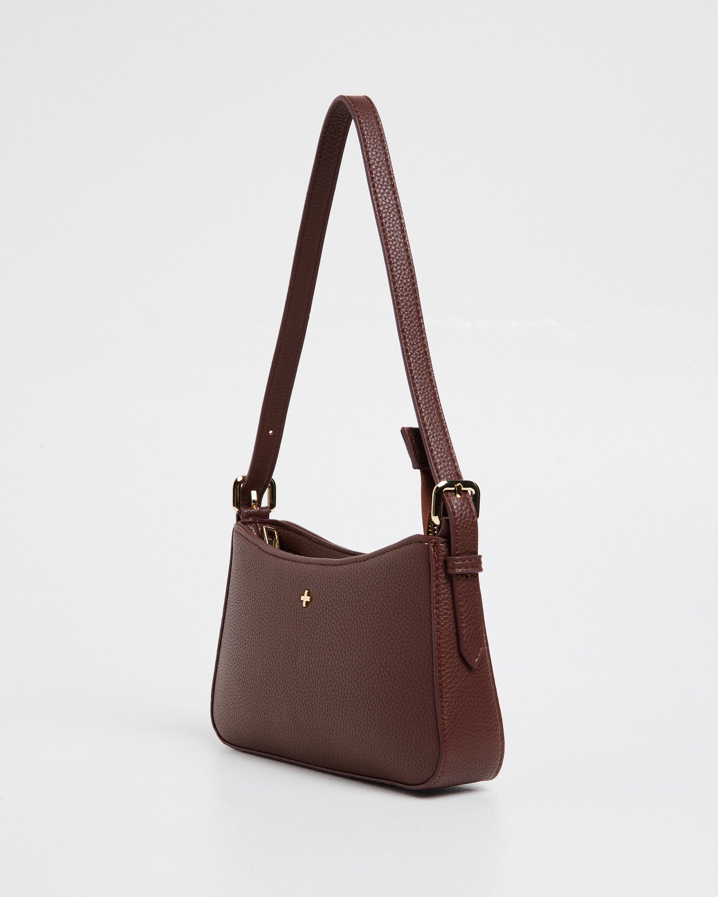 Lilu Bag Choc Pebble/Gold