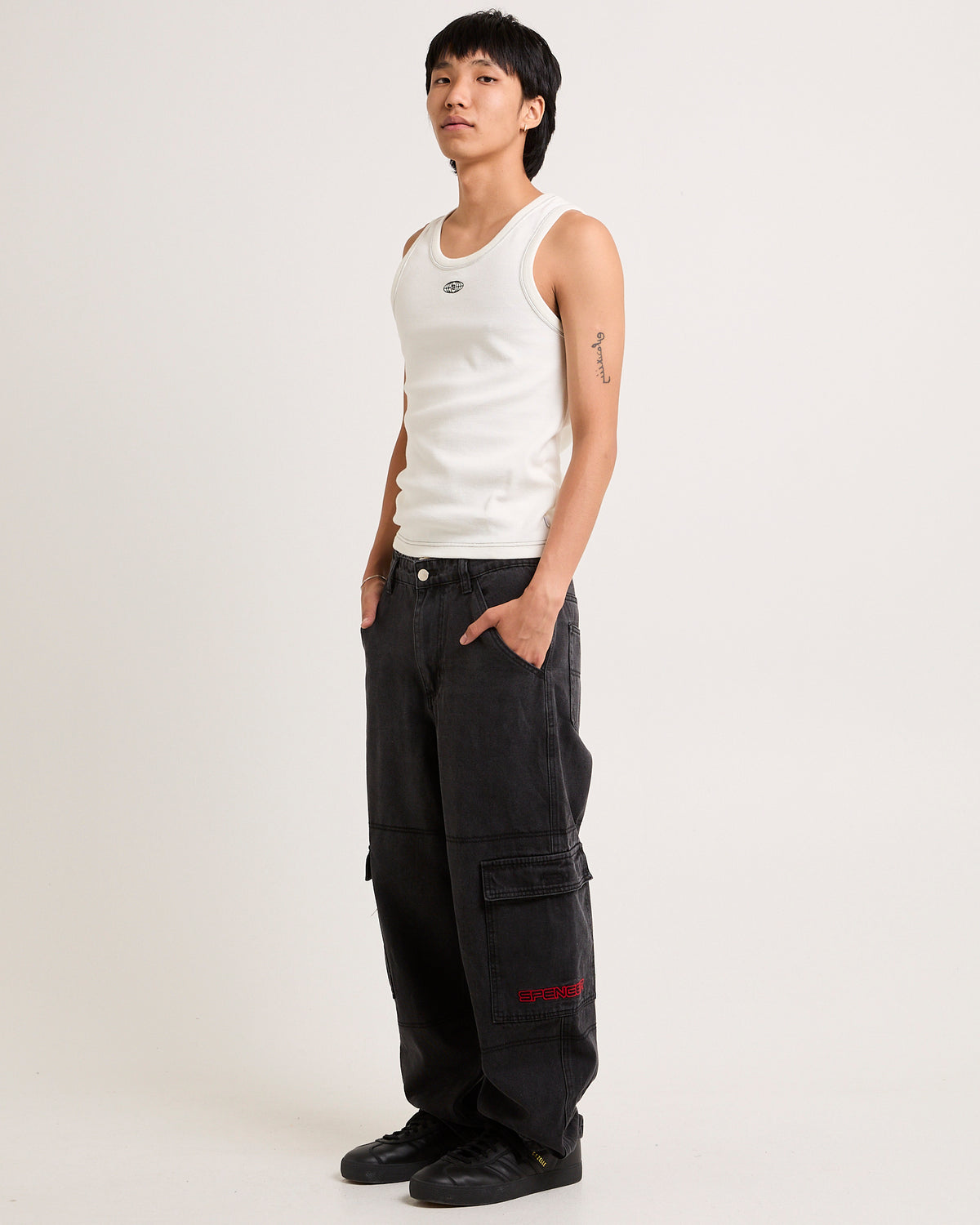 Global Cargo Pants BLACK