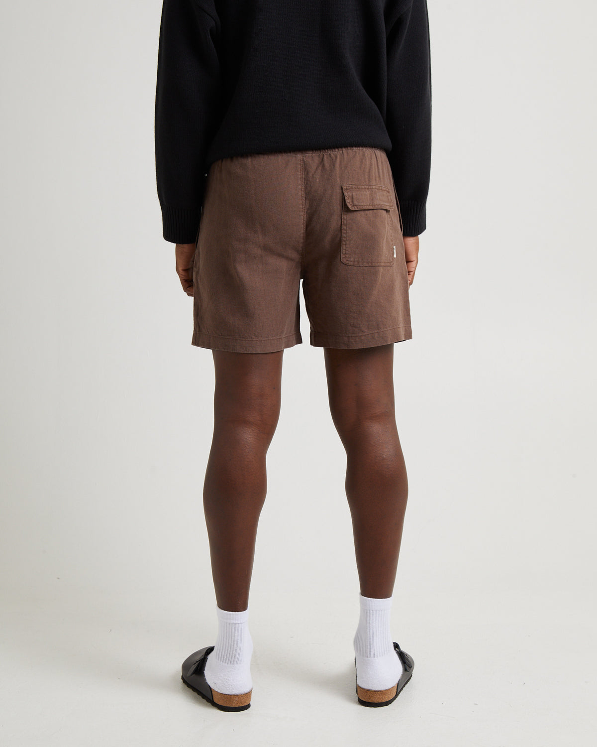 Puglia Linen Shorts UMBER