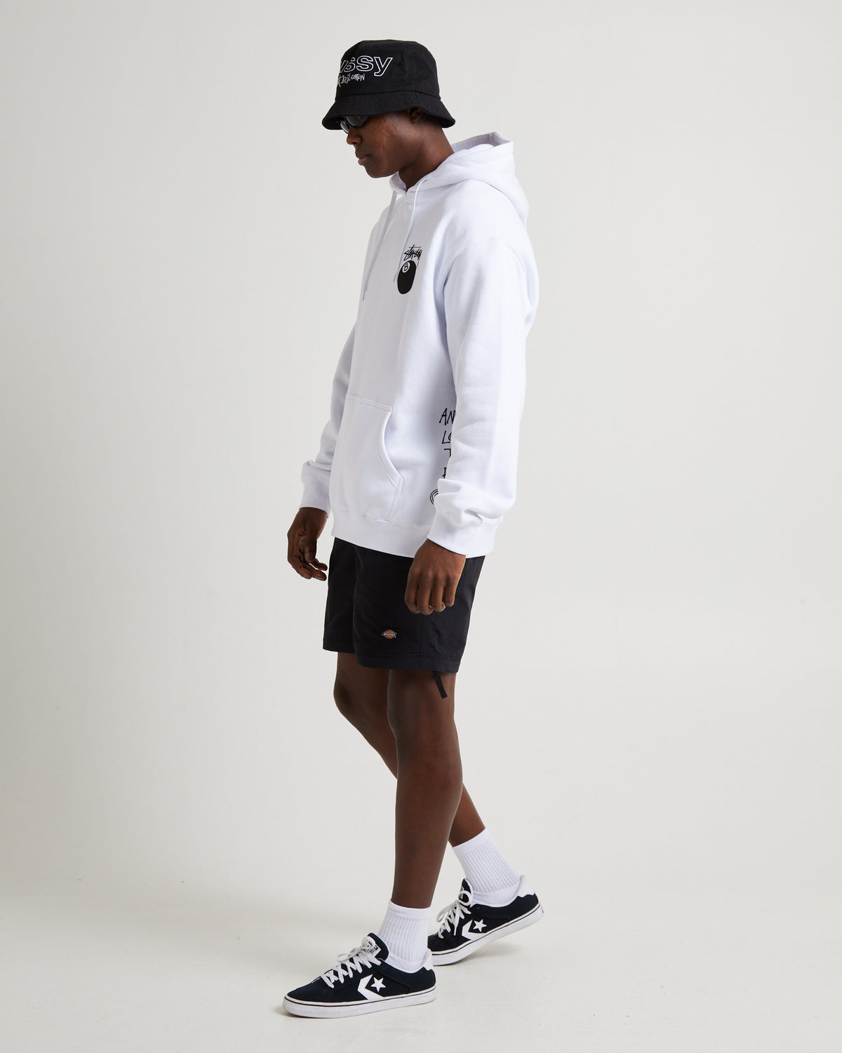 Test Strike Fleece Hoodie White WHITE
