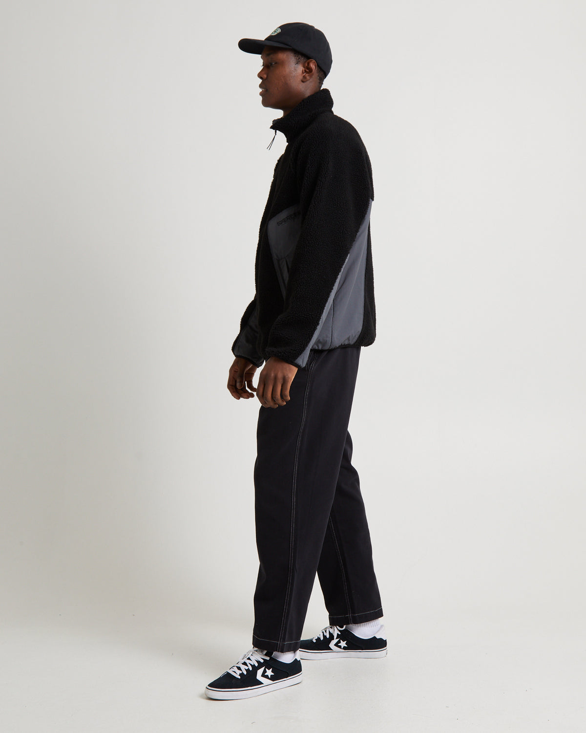 Tech Sherpa Jacket BLACK