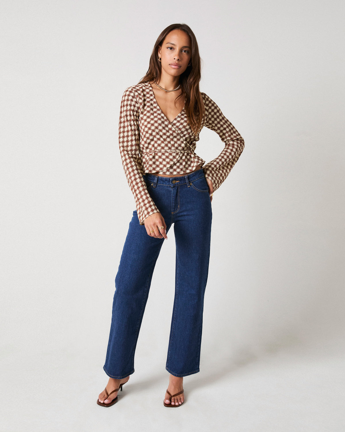 Heidi Low Denim Jeans Dark Stone DARK VINTAGE INDIGO