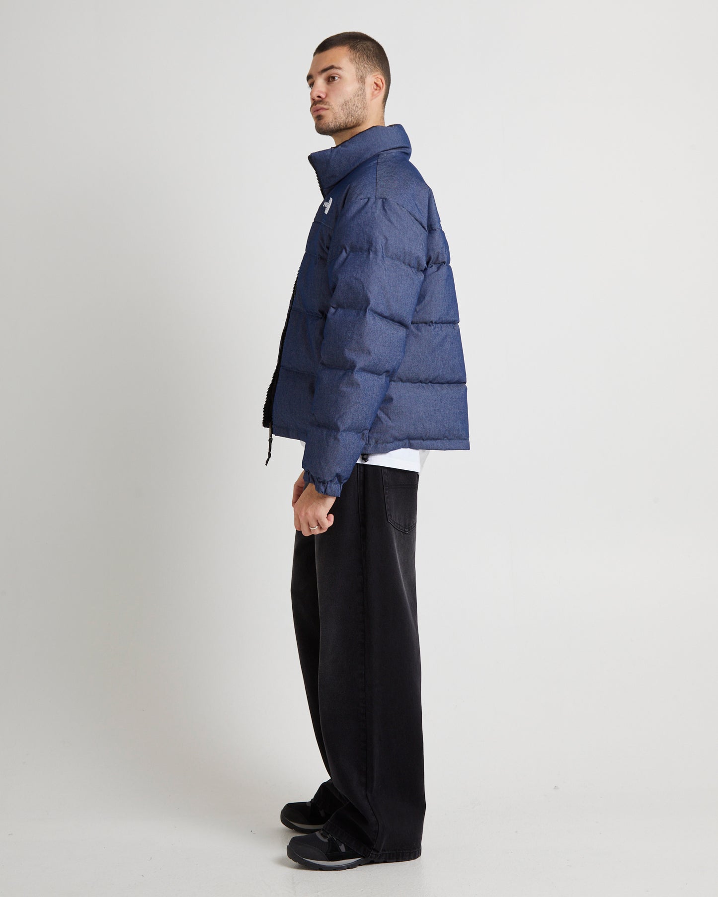92 REVERSIBLE NUPTSE JACKET DENIM BLUE