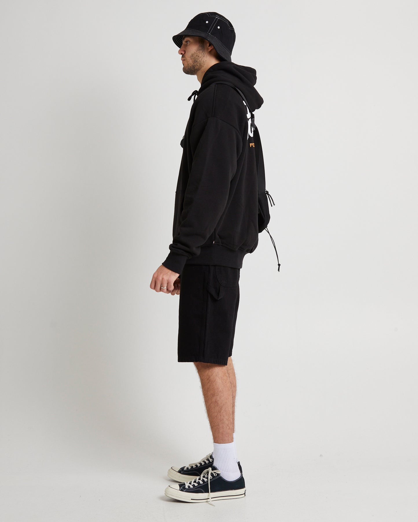 Work Hoodie Black