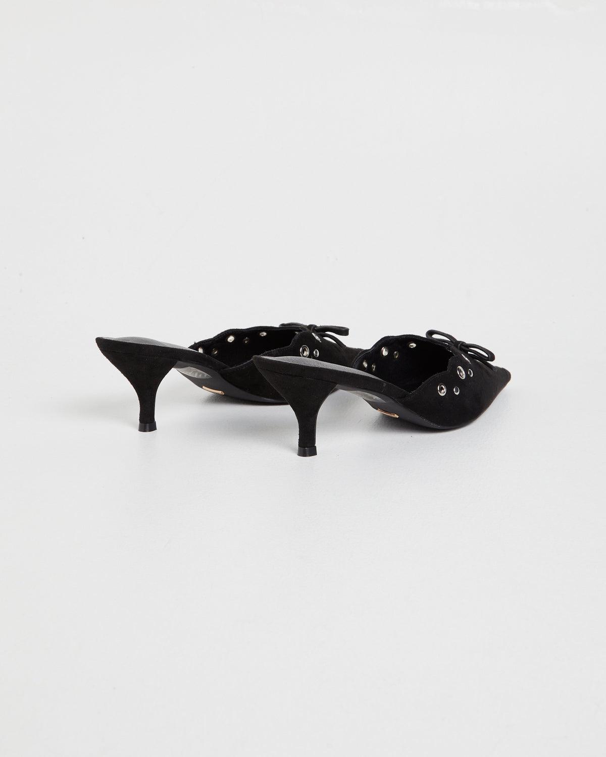 Elio Pointed Mule Black Suede BLACK SUEDE