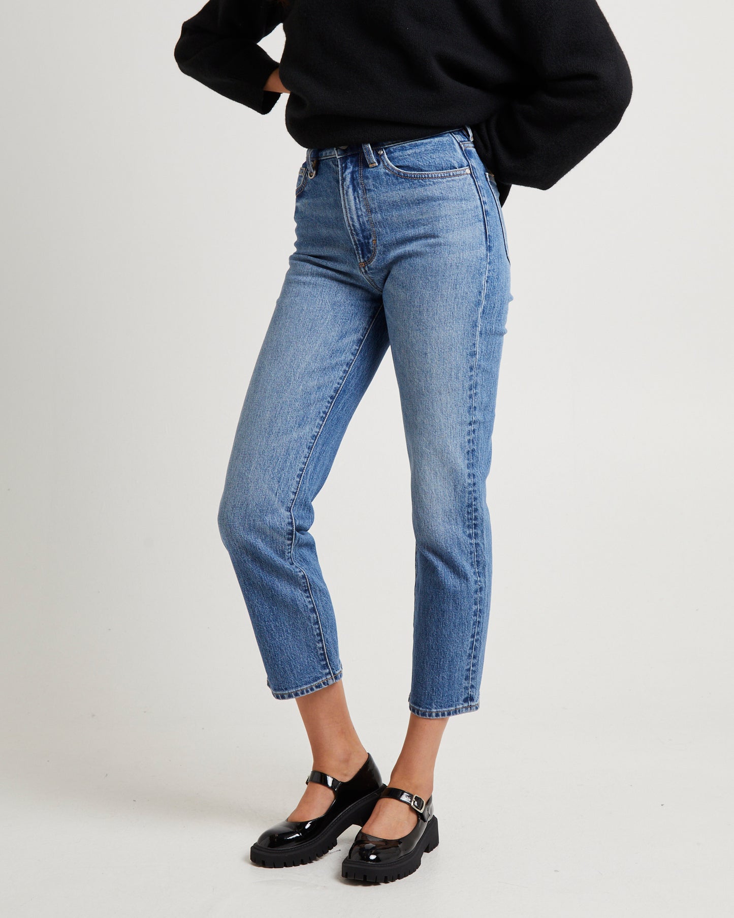 Nico Straight Denim Jeans Ode