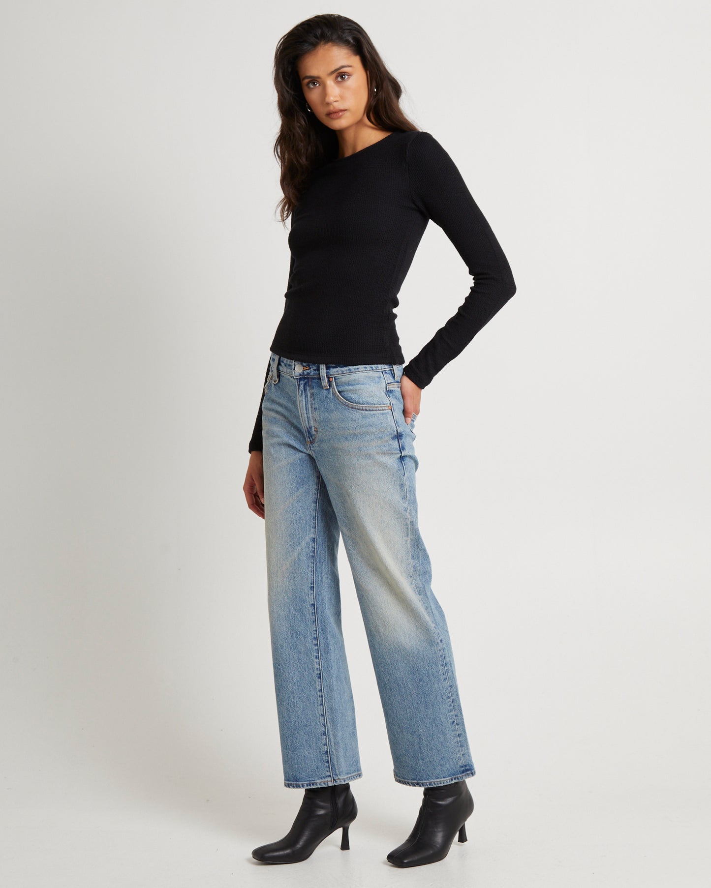 Vivi Long Sleeve Top Black
