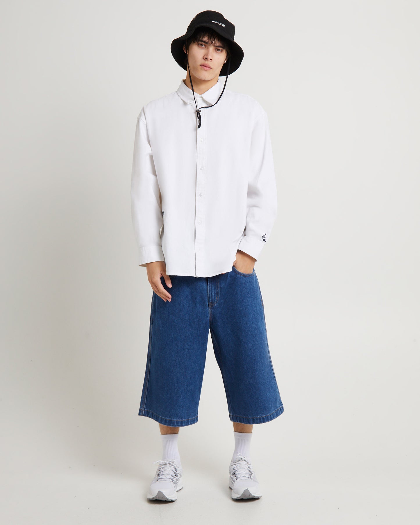 Loxana Heavyweight Long Sleeve Shirt White