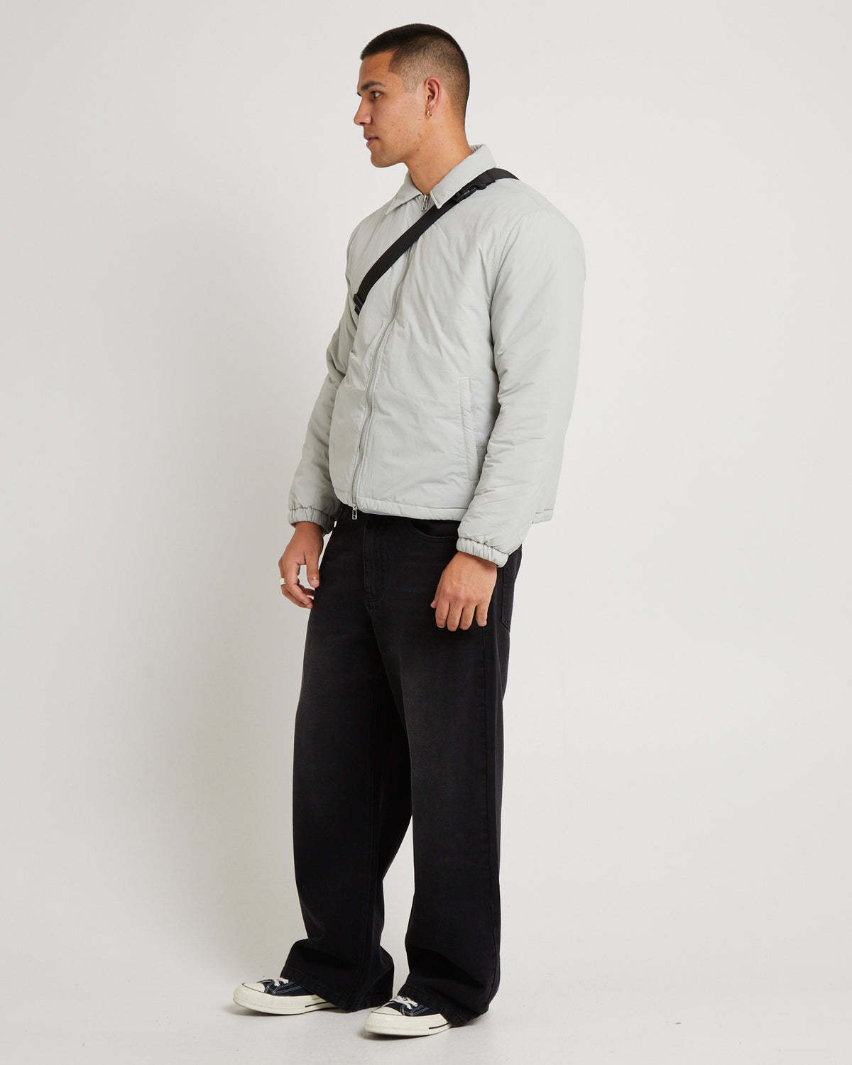 Puffer Flight Shacket GREY