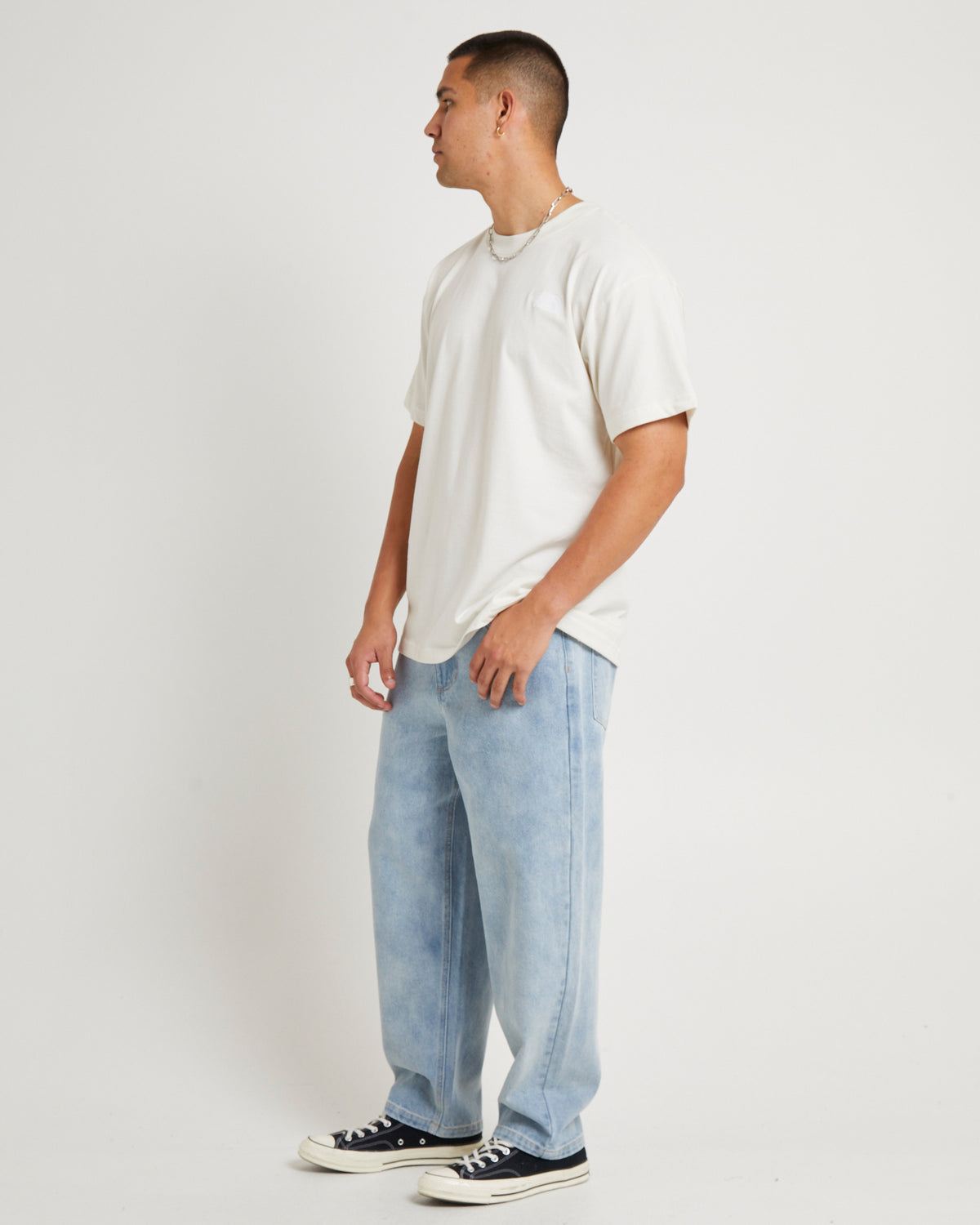 Short Sleeve Evolution Box Fit T-Shirt WHITE