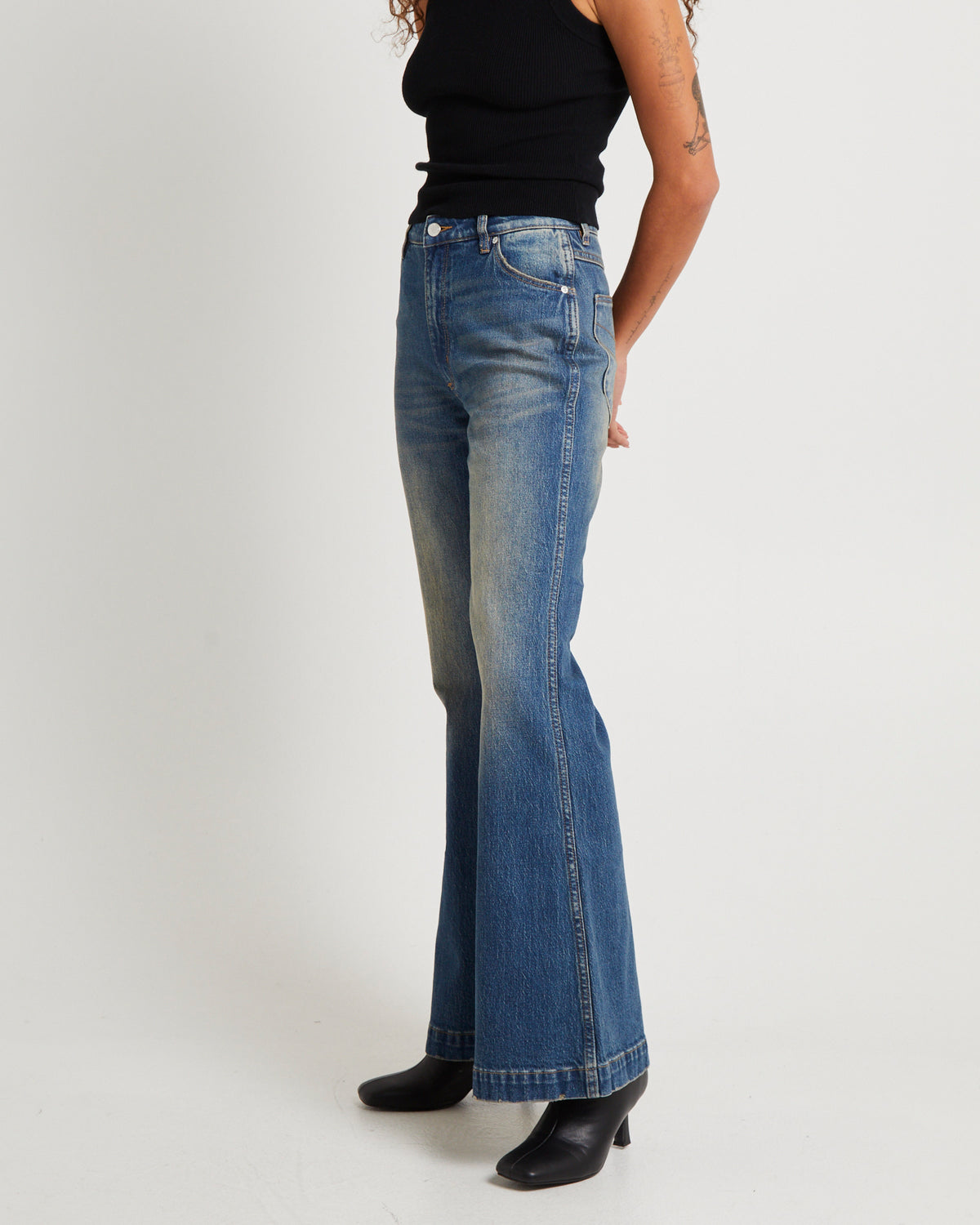 Eastcoast Flare Denim Jeans - Twilight ORGANIC VINTAGE BLUE