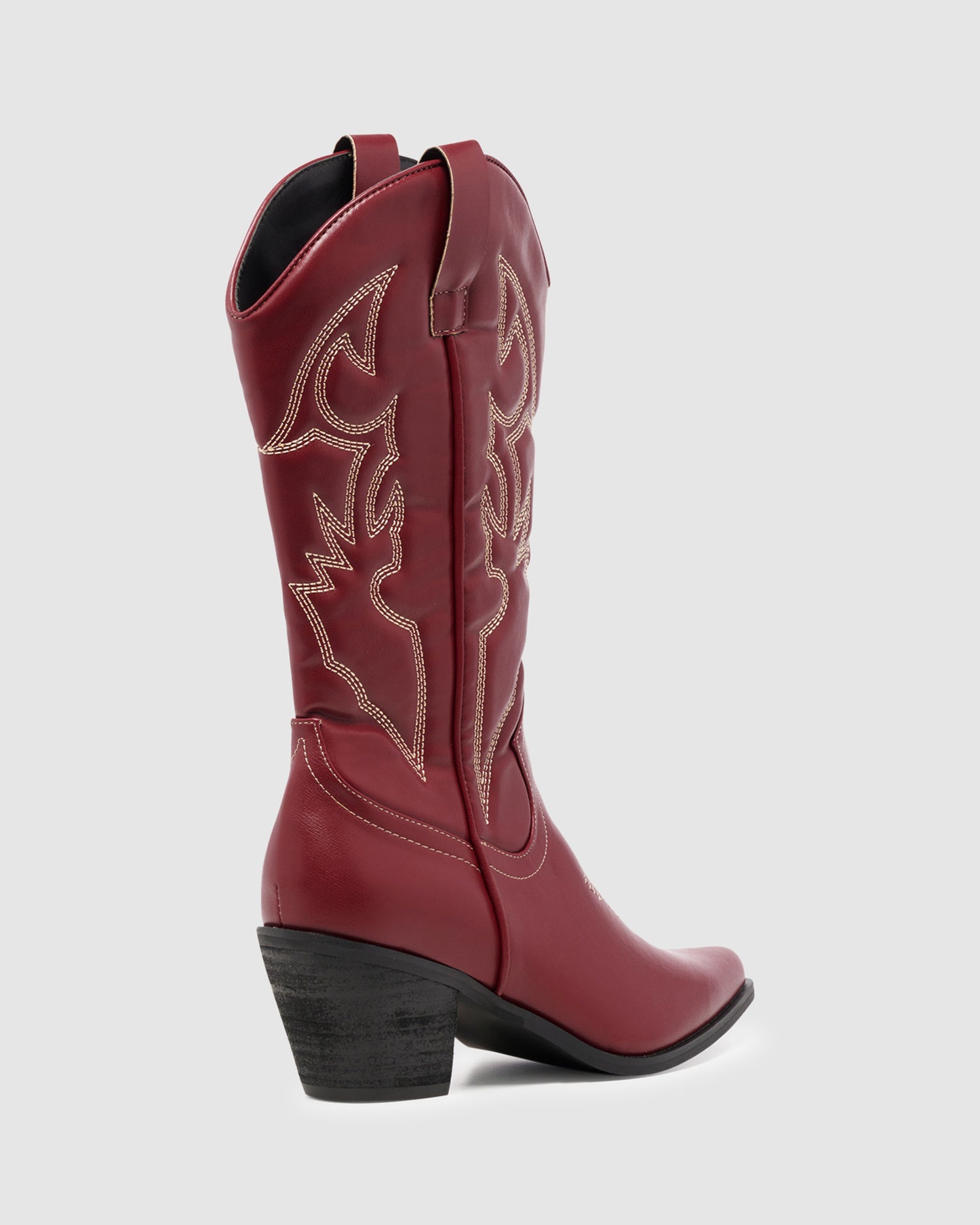 Clayton Western Boot Cherry