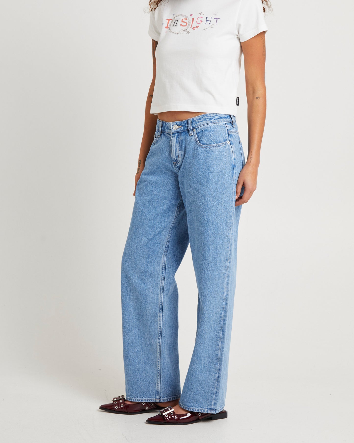 Y2k Low Baggy Jeans Brooklyn Blue