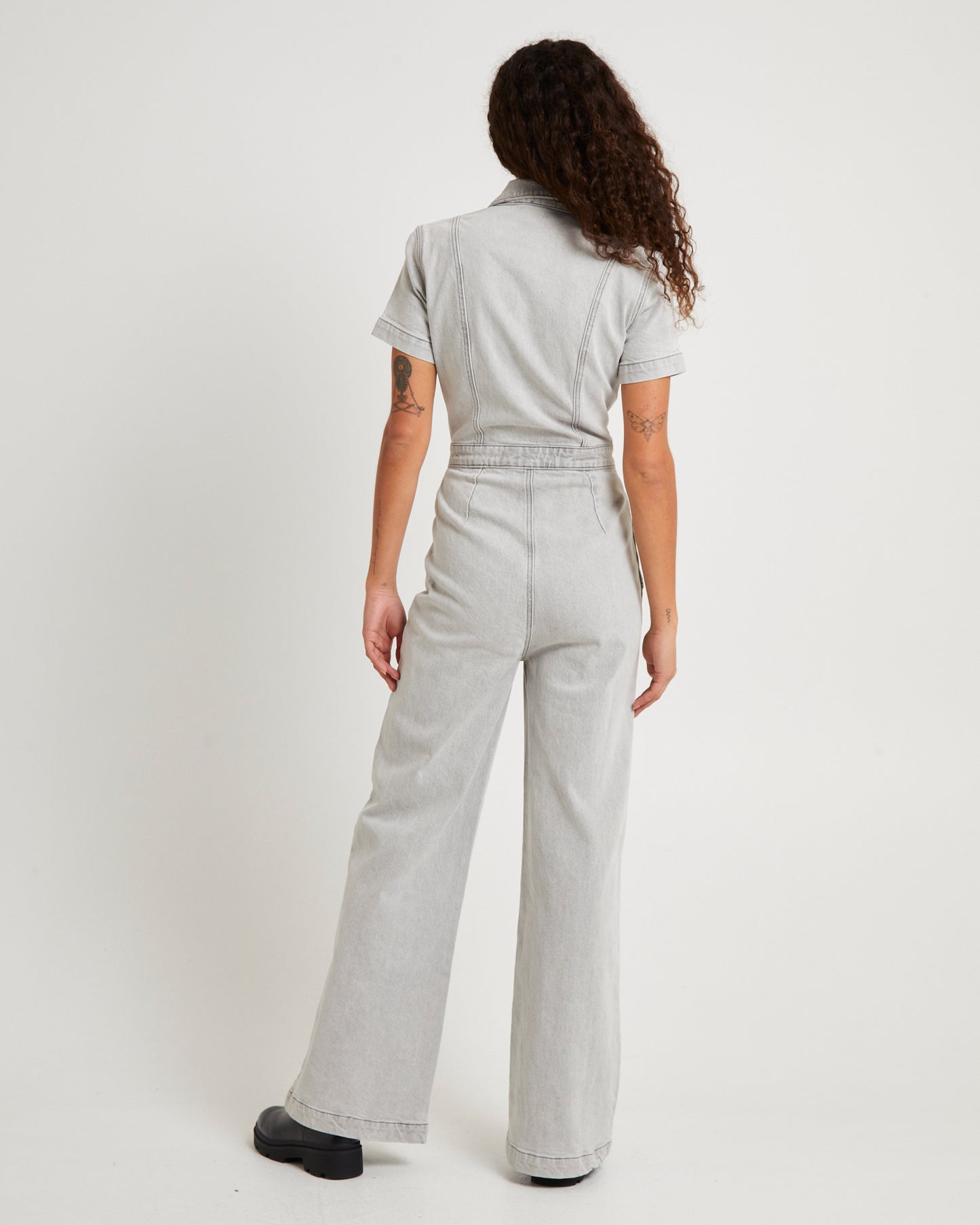 Nikki Denim Maxi Boiler Suit