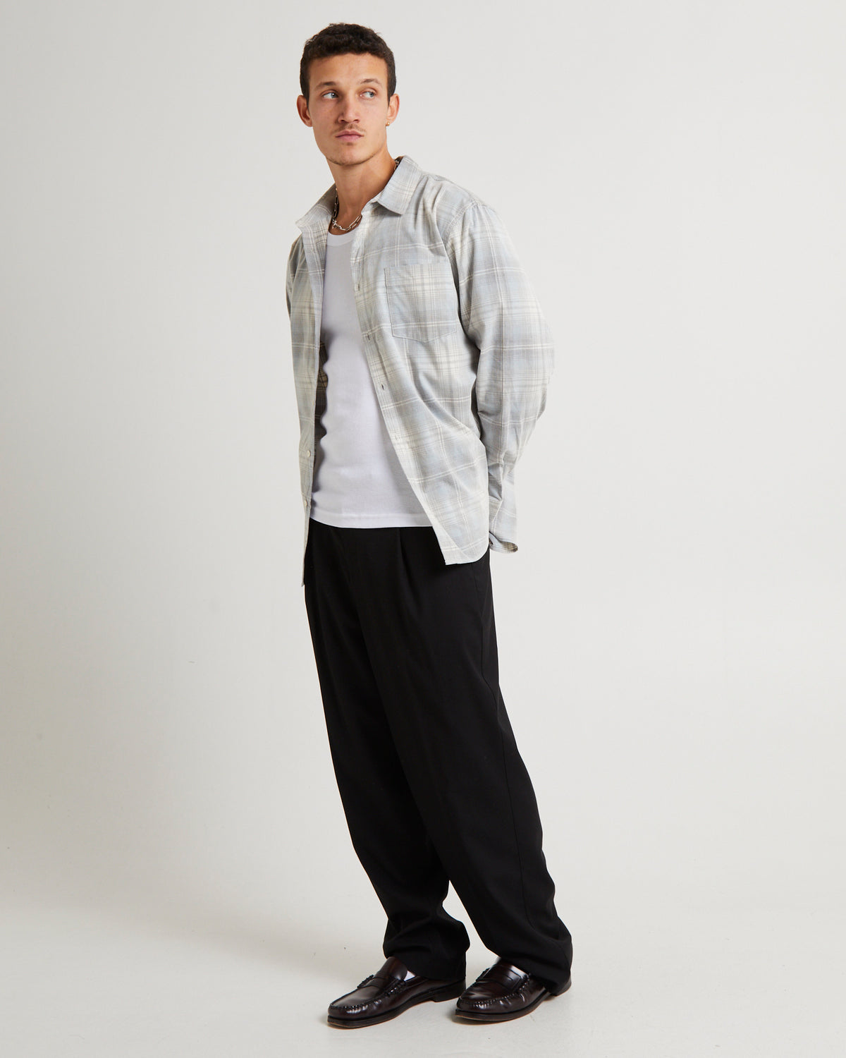 Grover Check Cord Ls Shirt MULTI