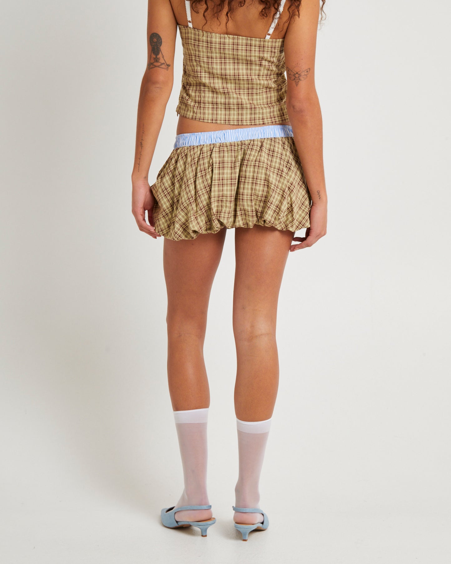 Lulu Puffball Boxer Micro Skirt