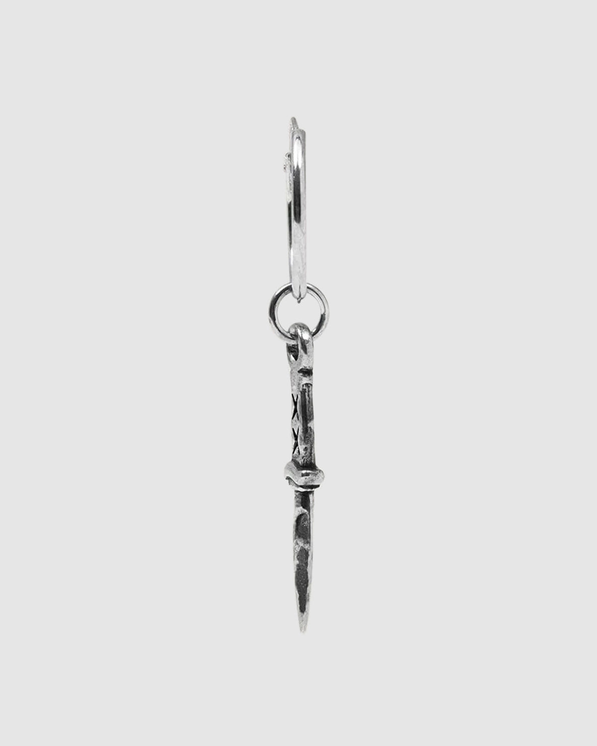 Bowies Knife Earrings SILVER
