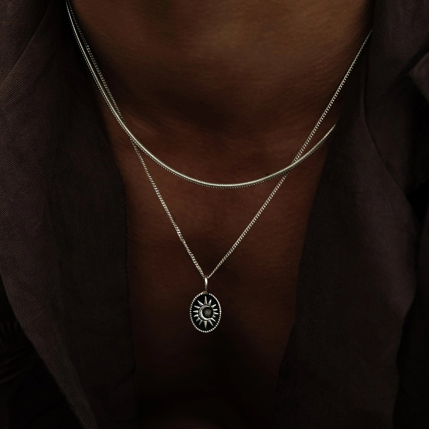 Midnight Necklace Silver