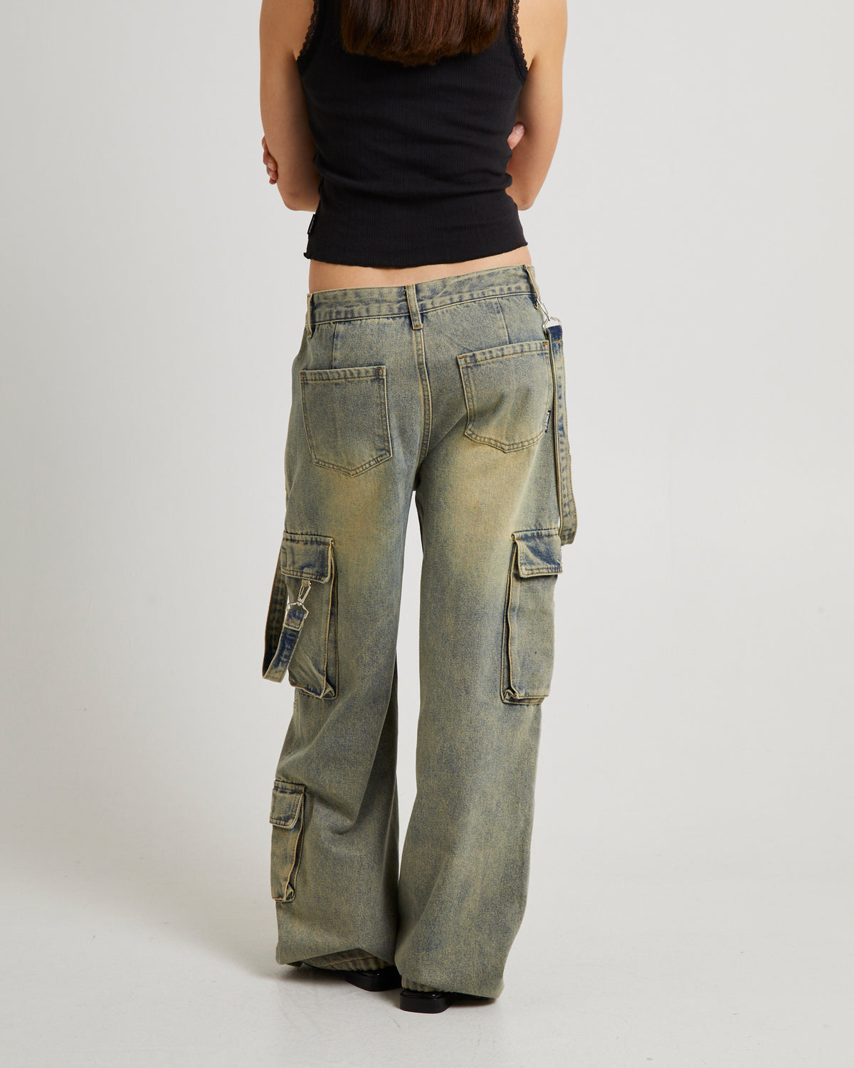 Remedy Denim Cargo Pants BERLIN BLUE