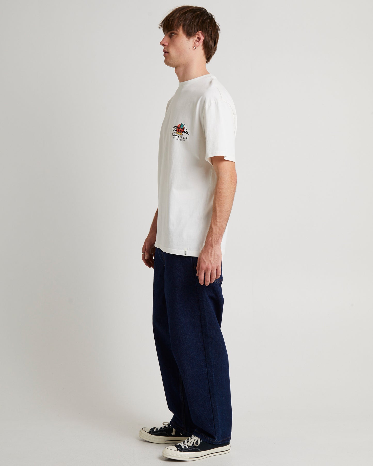 Sunnyside Short Sleeve T-Shirt Vintage White