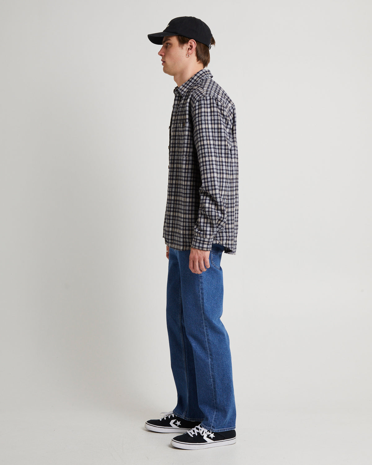 Lee Worker Long Sleeve Shirt Brown Check BROWN CHECK