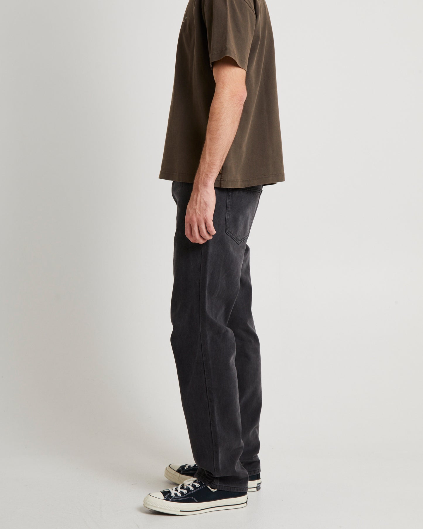 Fracture Straight Denim Jeans