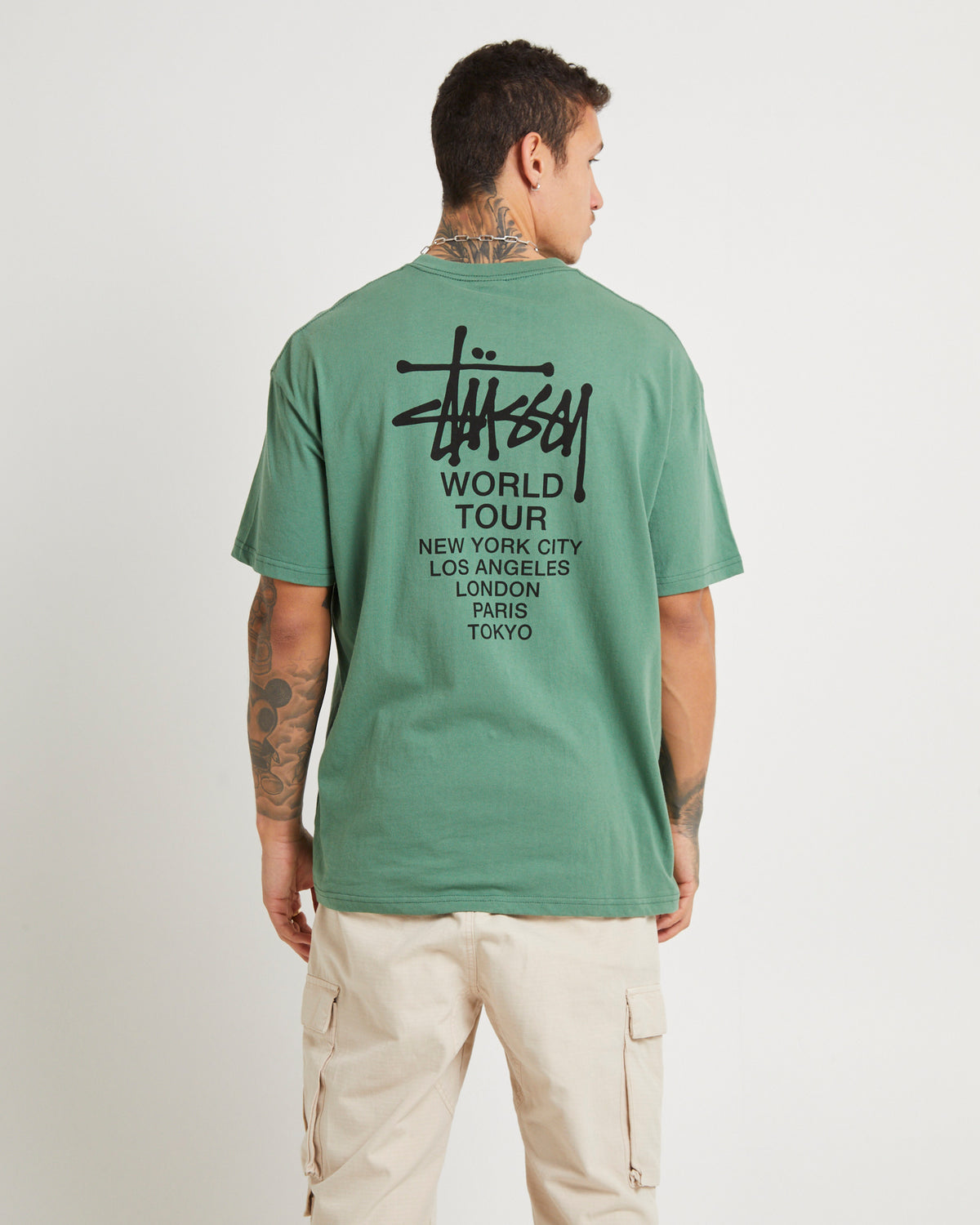 Solid World Tour LCB Short Sleeve T-Shirt GREEN