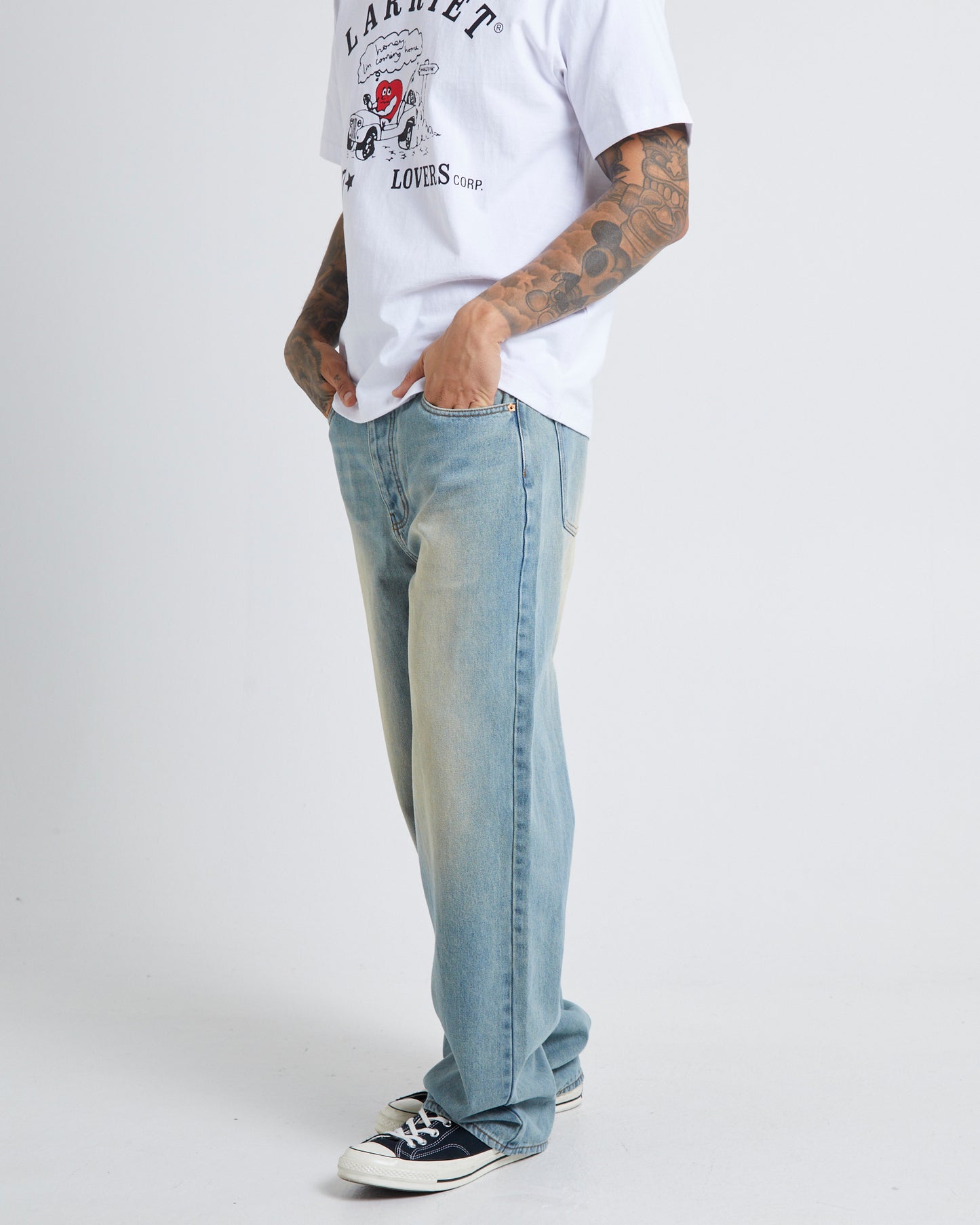 Wale Dirty Wash Denim Jeans