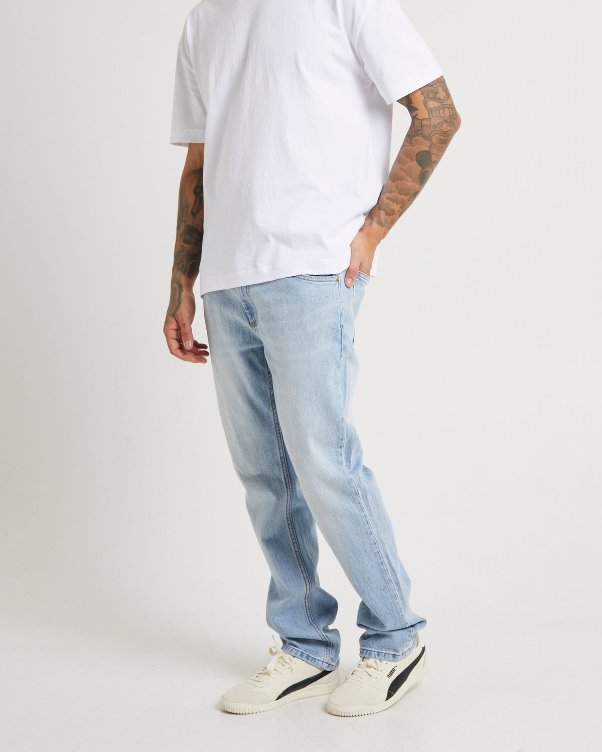 Rancho Comfort OG Denim Jeans BLEACHED VINTAGE INDIGO