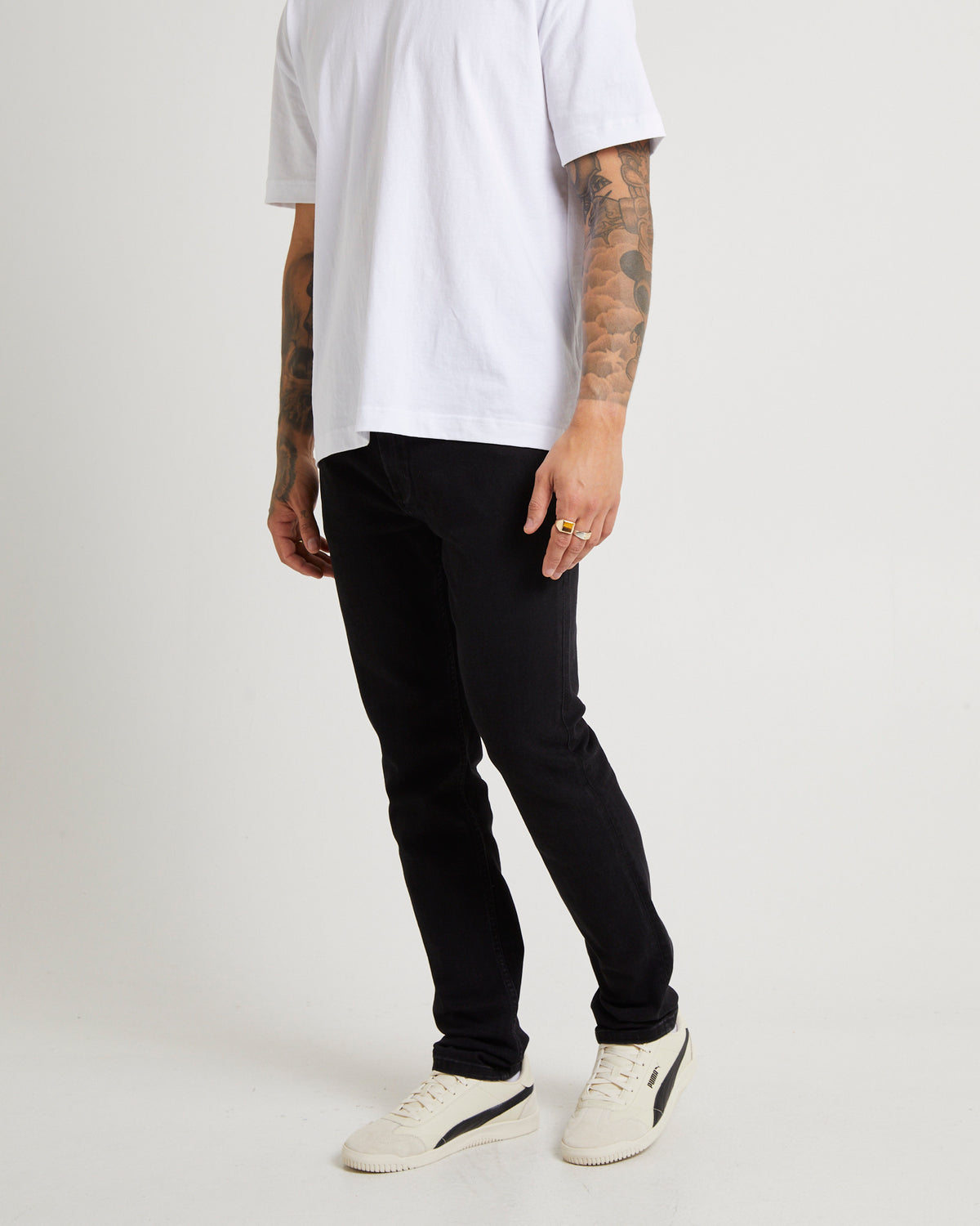 Tim Slims Denim Jeans BLACK ICE