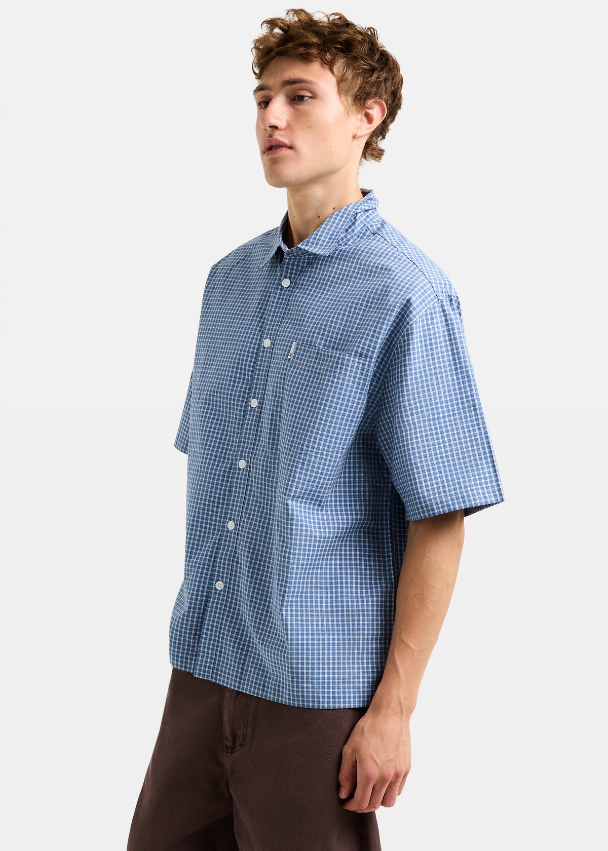 Skate Shirt INDIGO CHECK