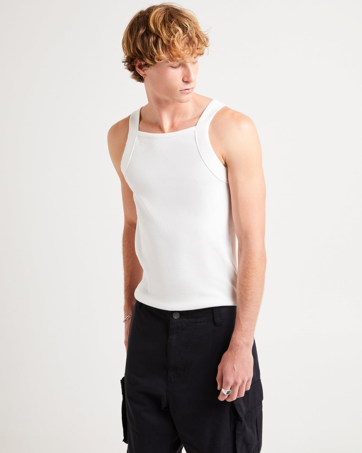 Phoenix Rib Tank WHITE