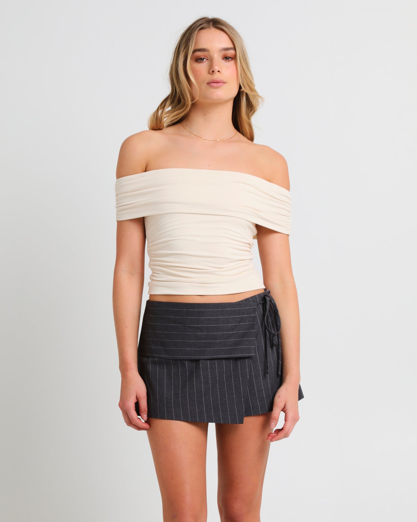 Armani Cold Shoulder Top