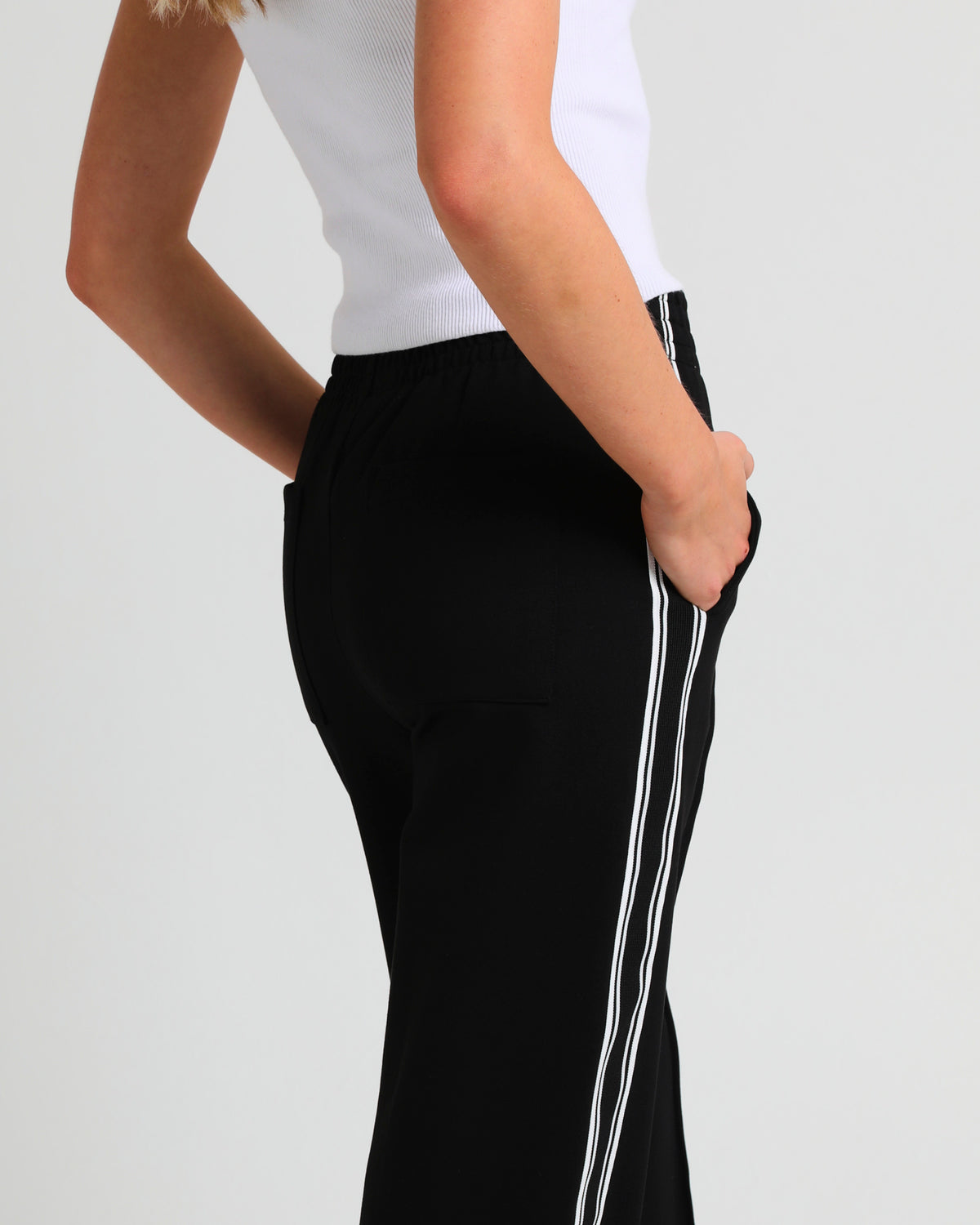 Stripe Pant BLACK