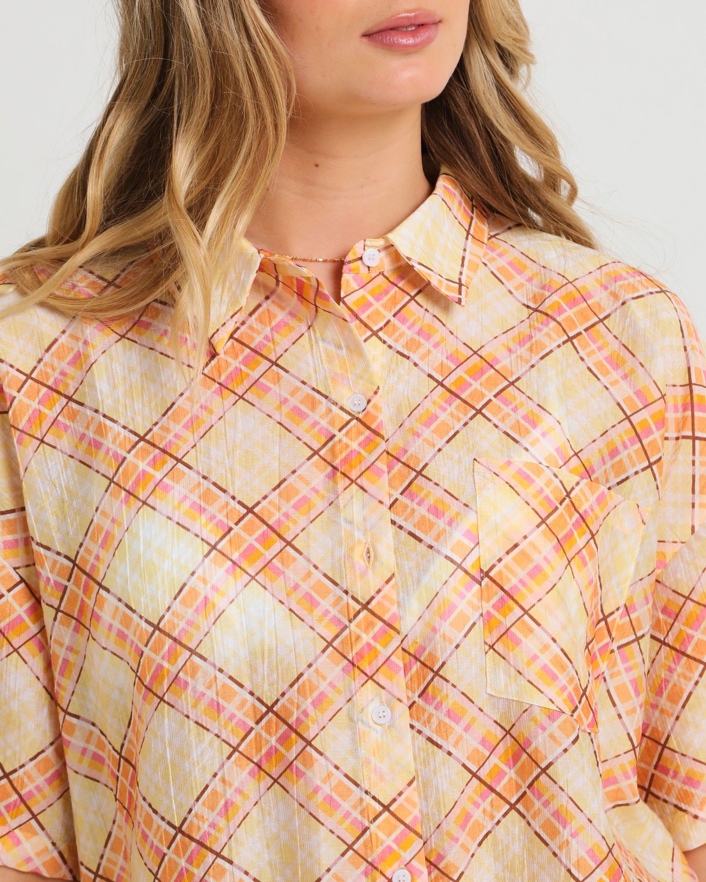 Nahla Oversized Check Shirt