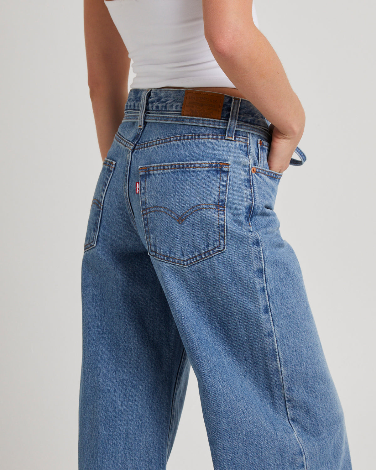 XL Straight Denim Jeans THANKS FRIEND