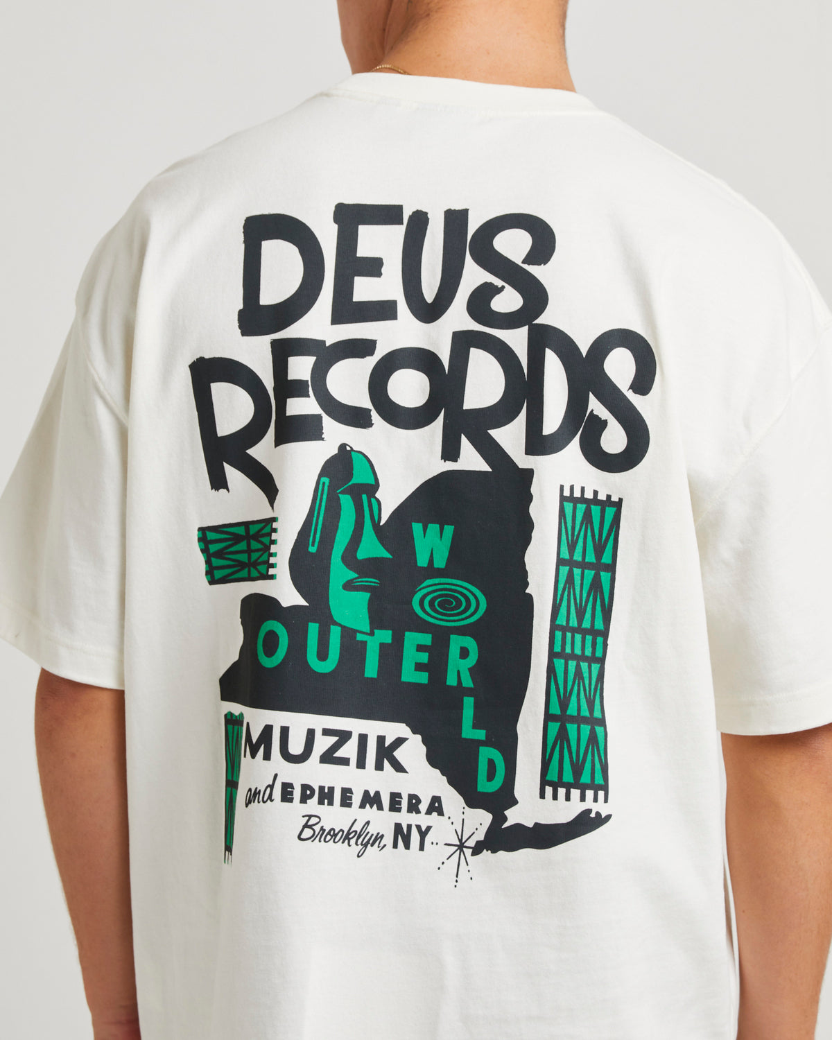 Outerworld T-Shirt VINTAGE WHITE
