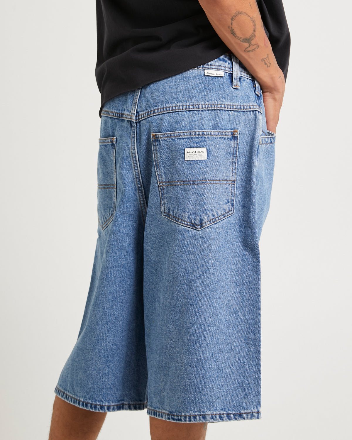 A6 Big Baggy Denim Shorts Davis DAVIS