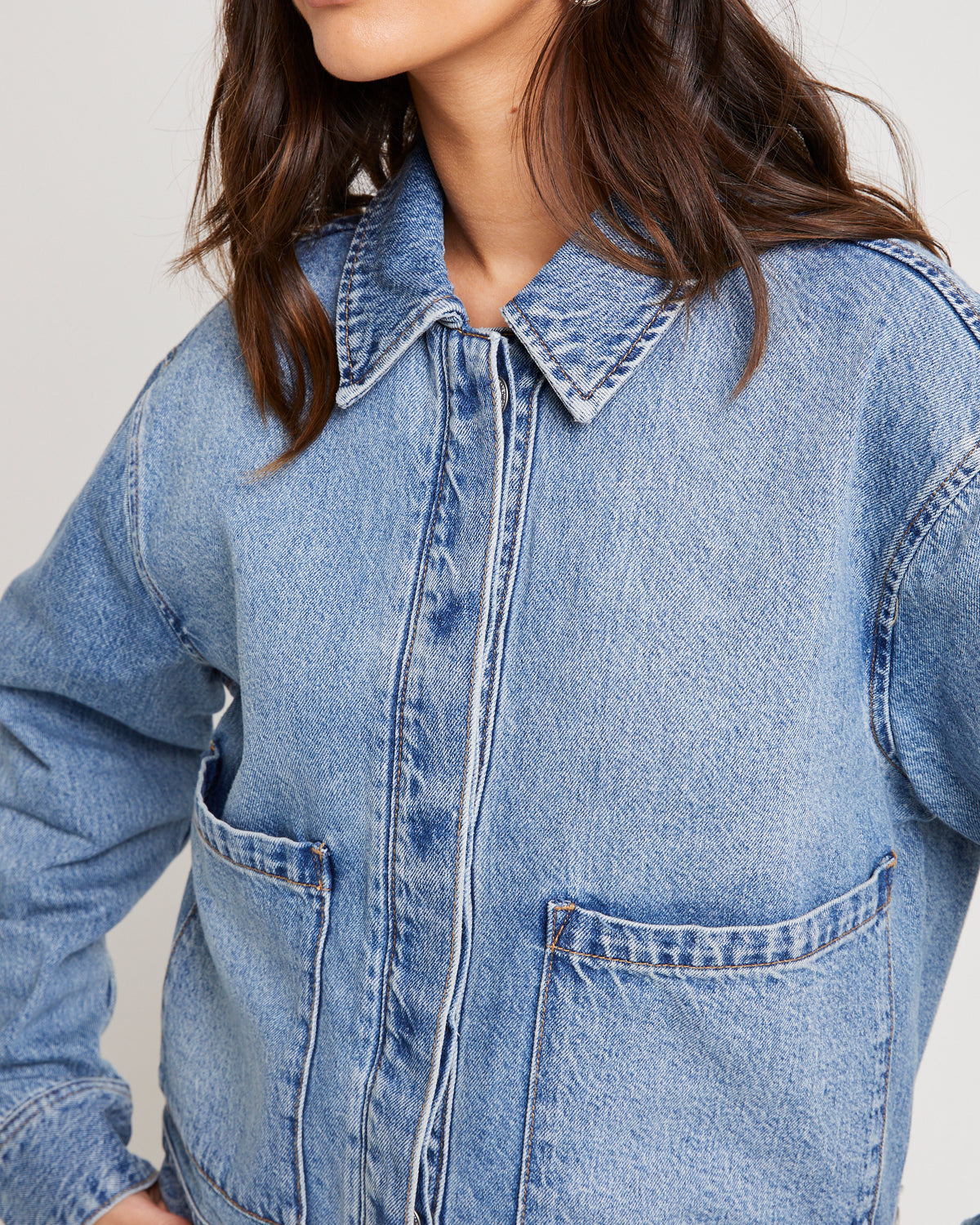 Sound Chore Denim Jacket MID VINTAGE INDIGO