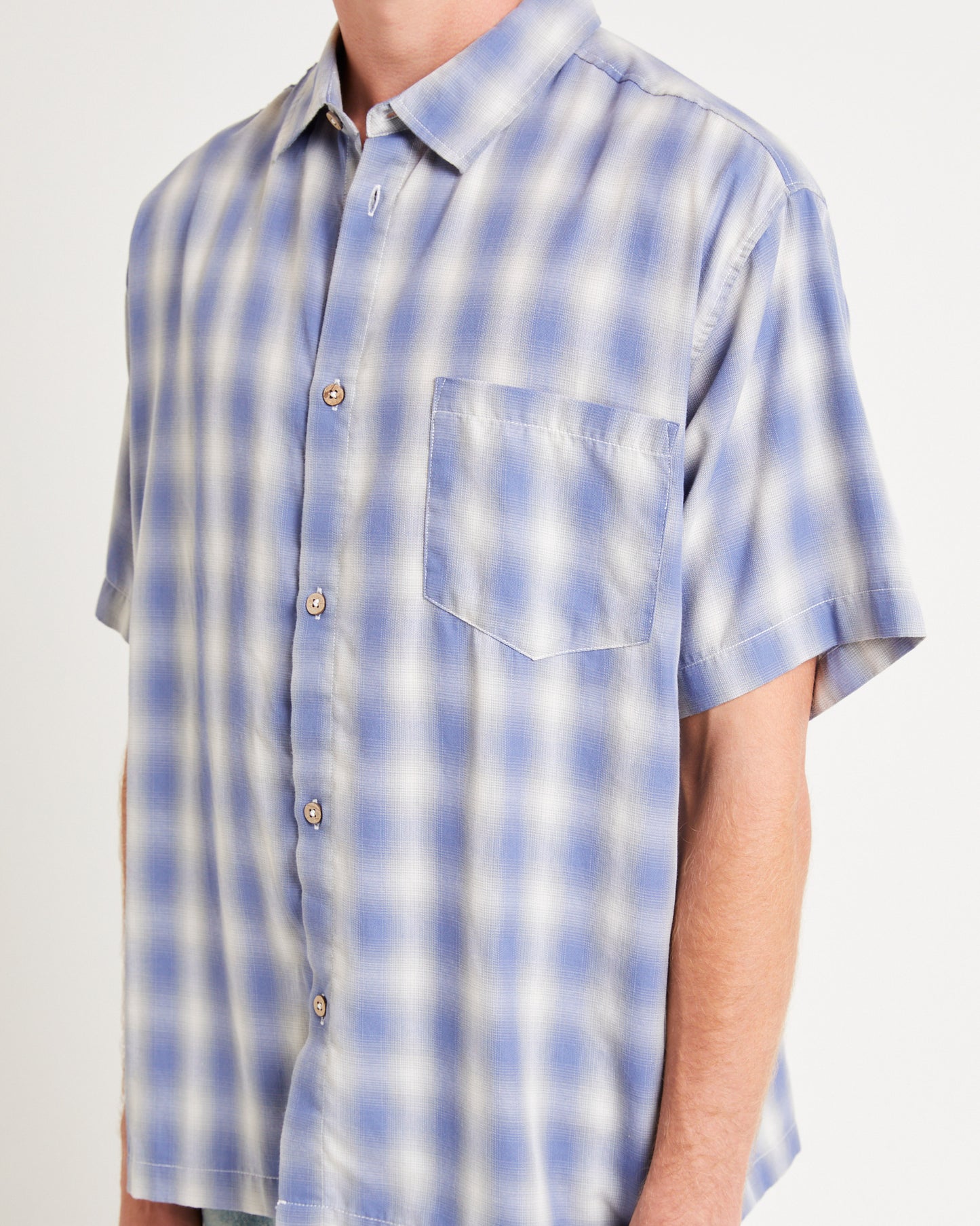 Dazed Ombre Check Short Sleeve Shirt