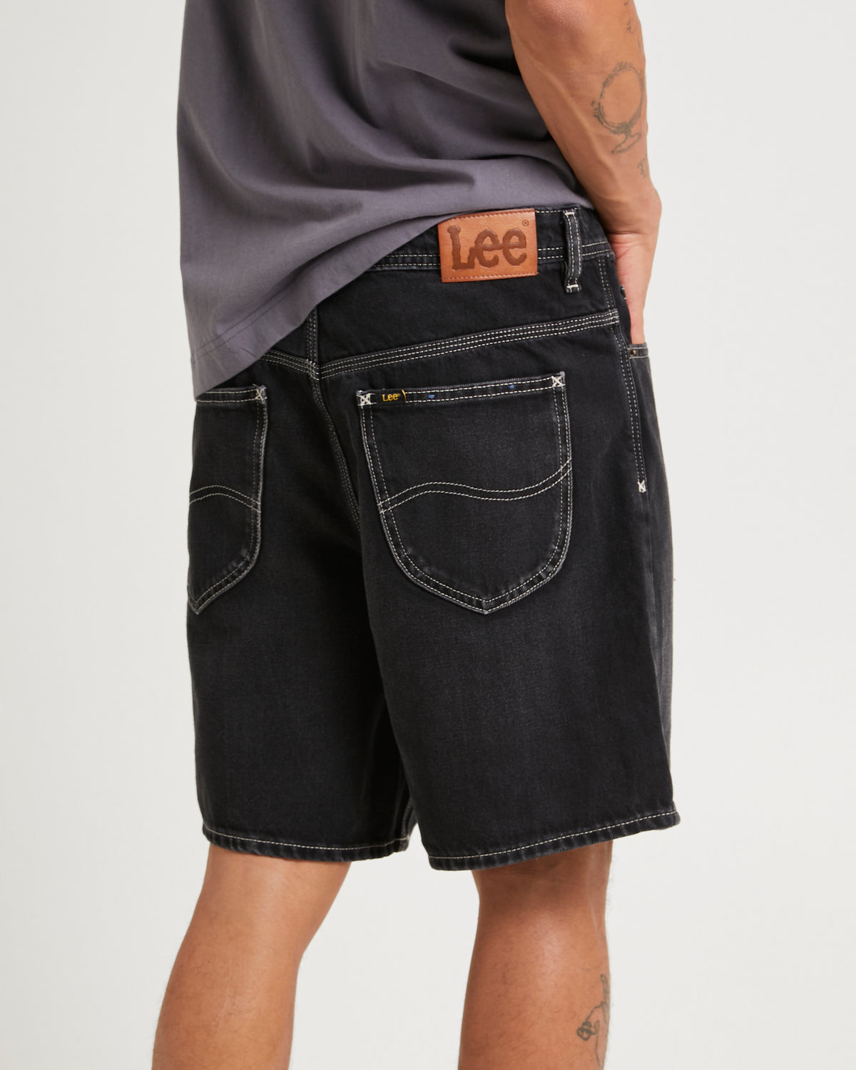 L-Four Baggy Shorts TUNE BLACK