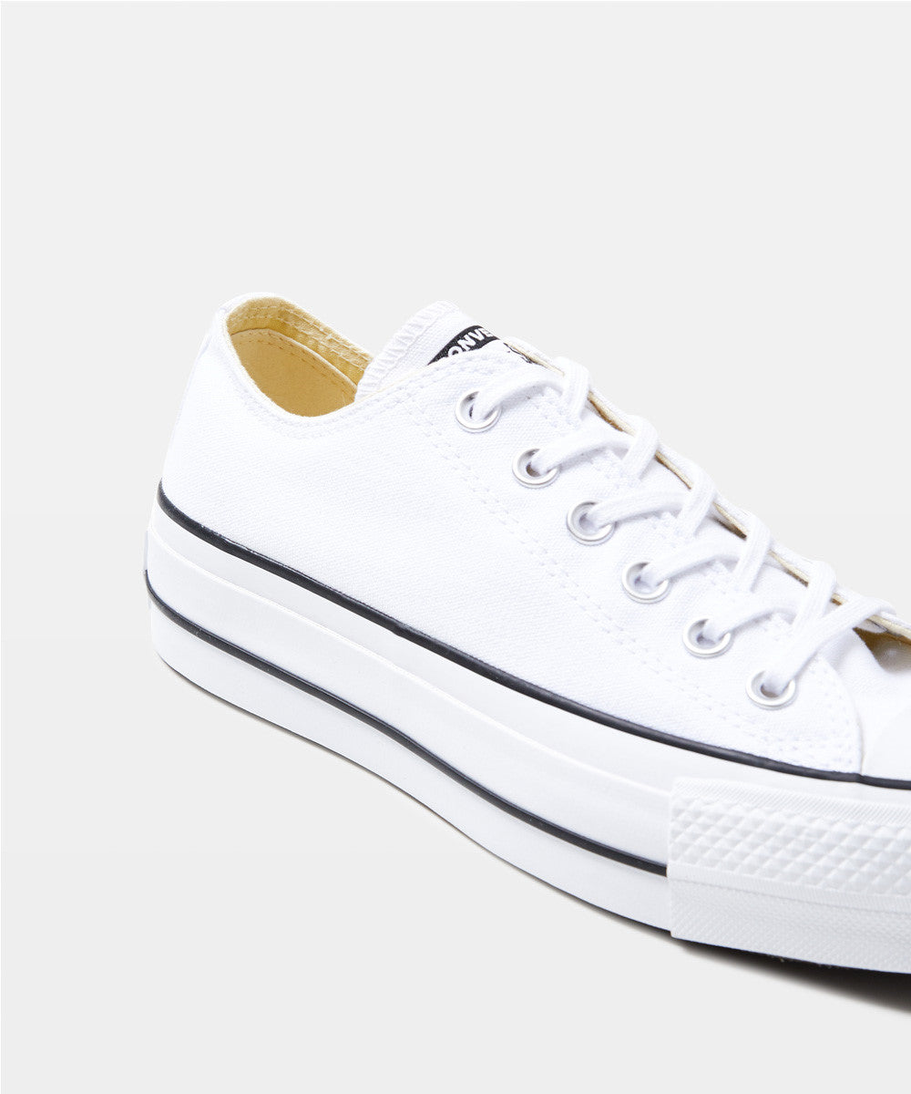 Chuck Taylor All Star Platform Lo Sneakers WHITE