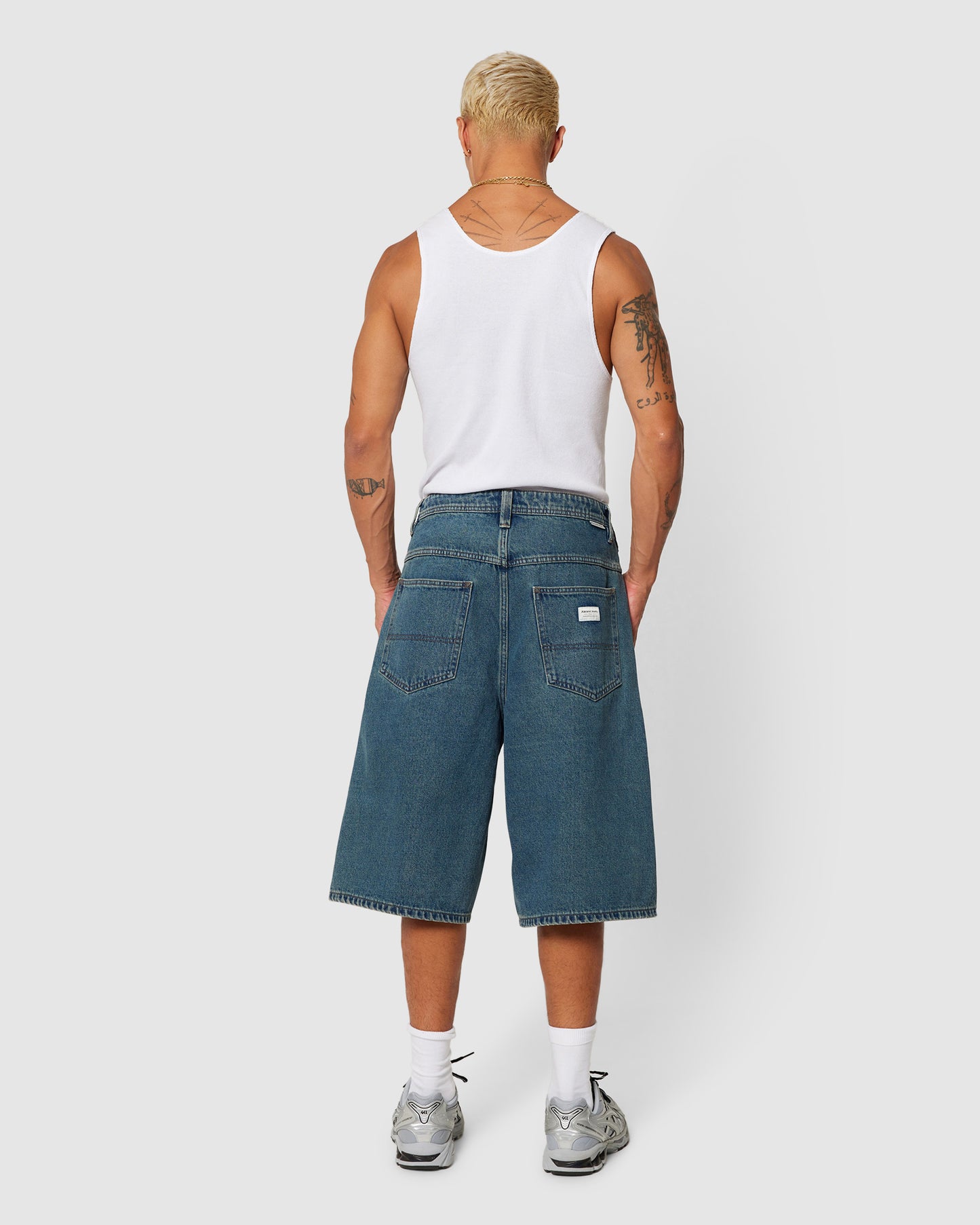 A6 Big Work Denim Shorts Felix