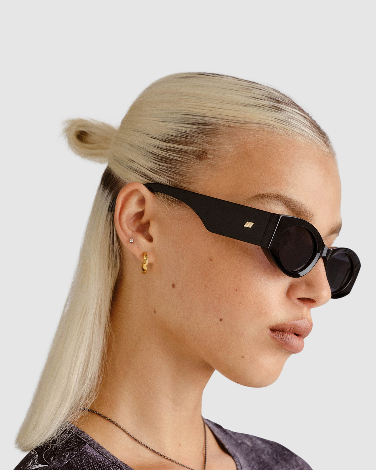 Mermaiden Sunglasses BLACK/SMOKE MONO