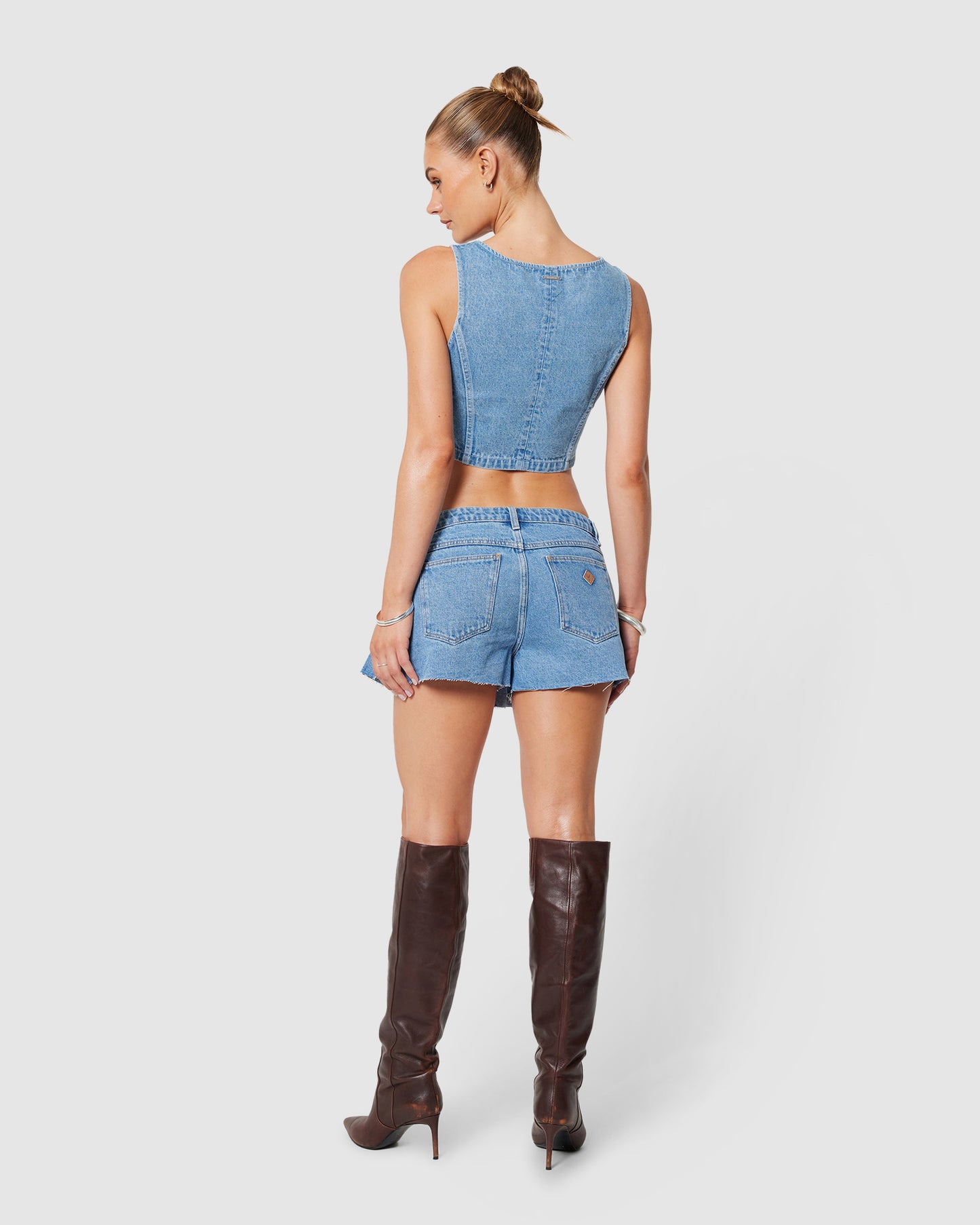 Suga Denim Crop Top Gigi