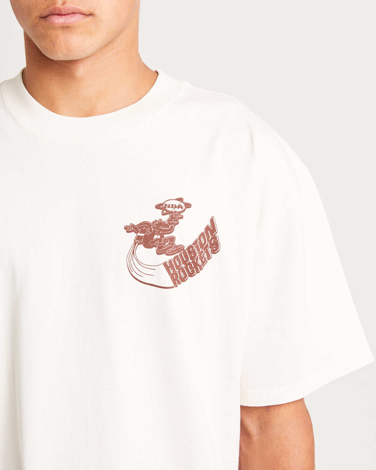 Houston Rockets Space Age T-Shirt ECRU