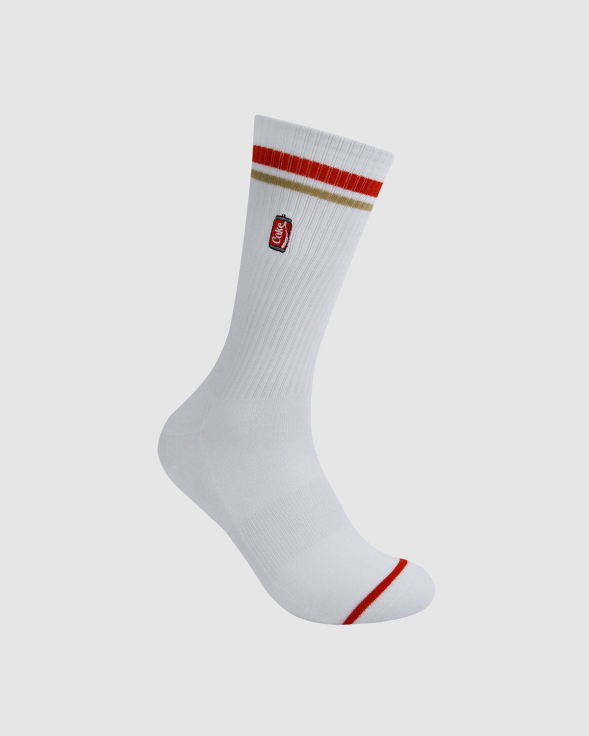 Coke Can Sneaker Socks 2 Pack WHITE/BLACK