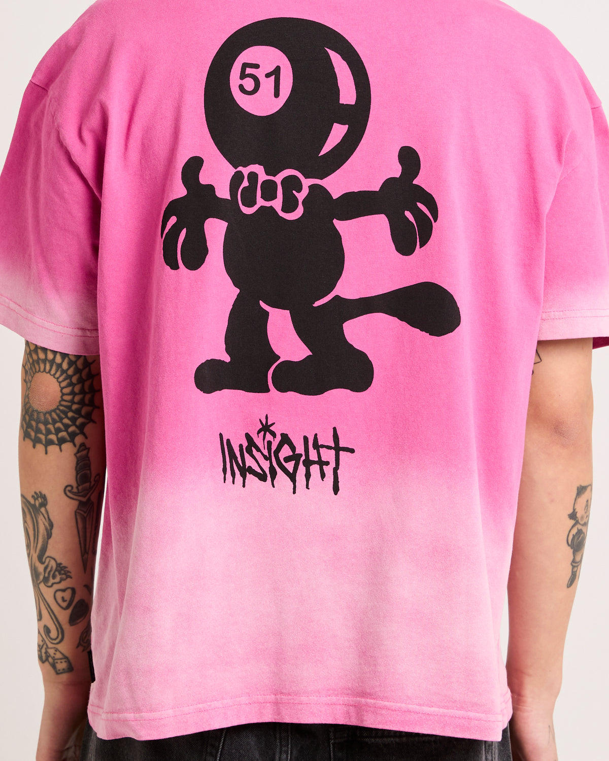 Snooker Cropped T- Shirt PINK